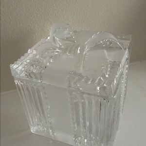 Vintage Lead Crystal Trinket Box